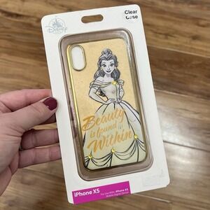DISNEY Parks Belle Beauty And The‎ Beast  iPHONE XS CASE COVER D-TECH NEW Apple